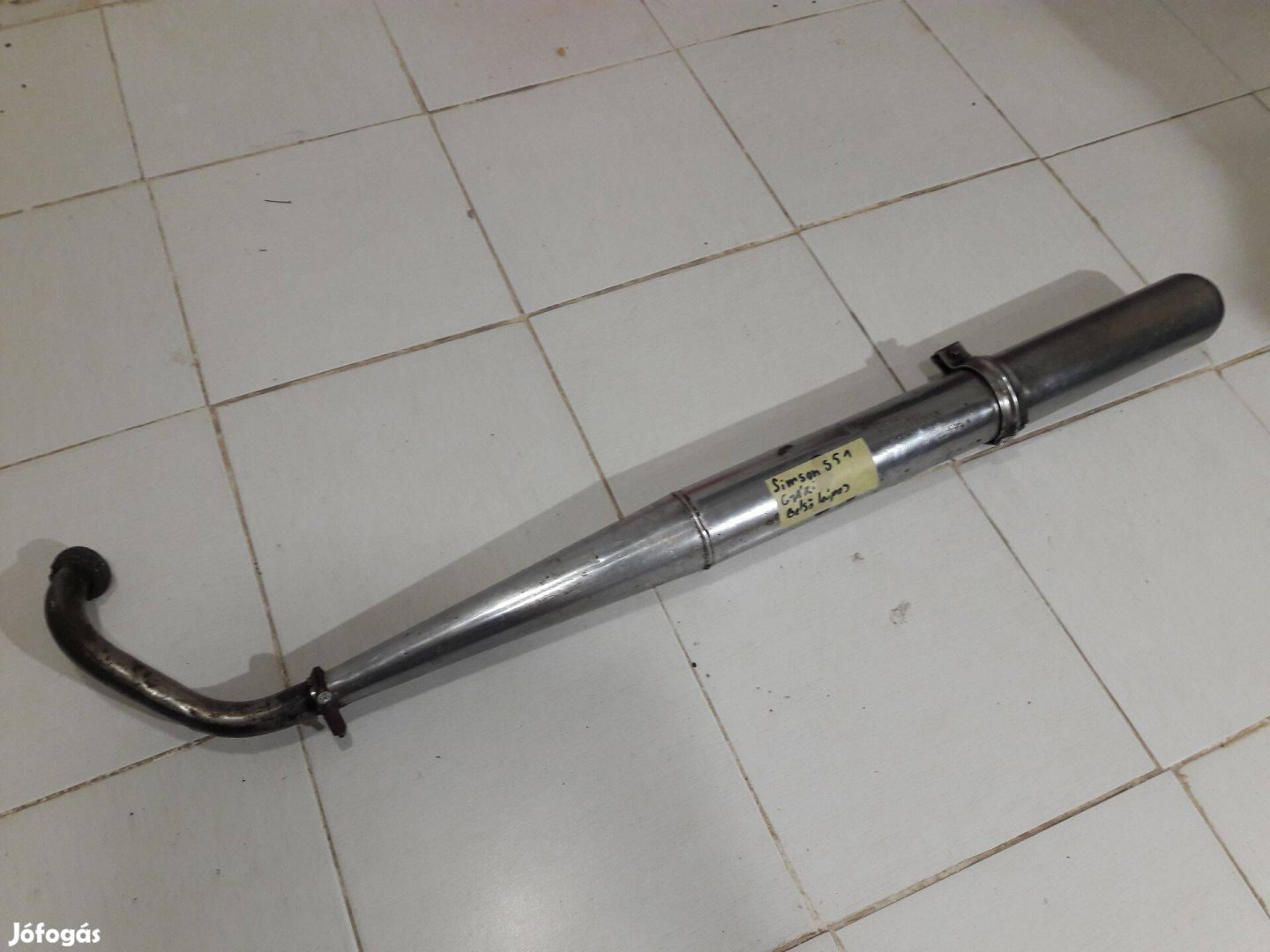 Simson s51 gyári komplett kipufogó szett belső kúpos