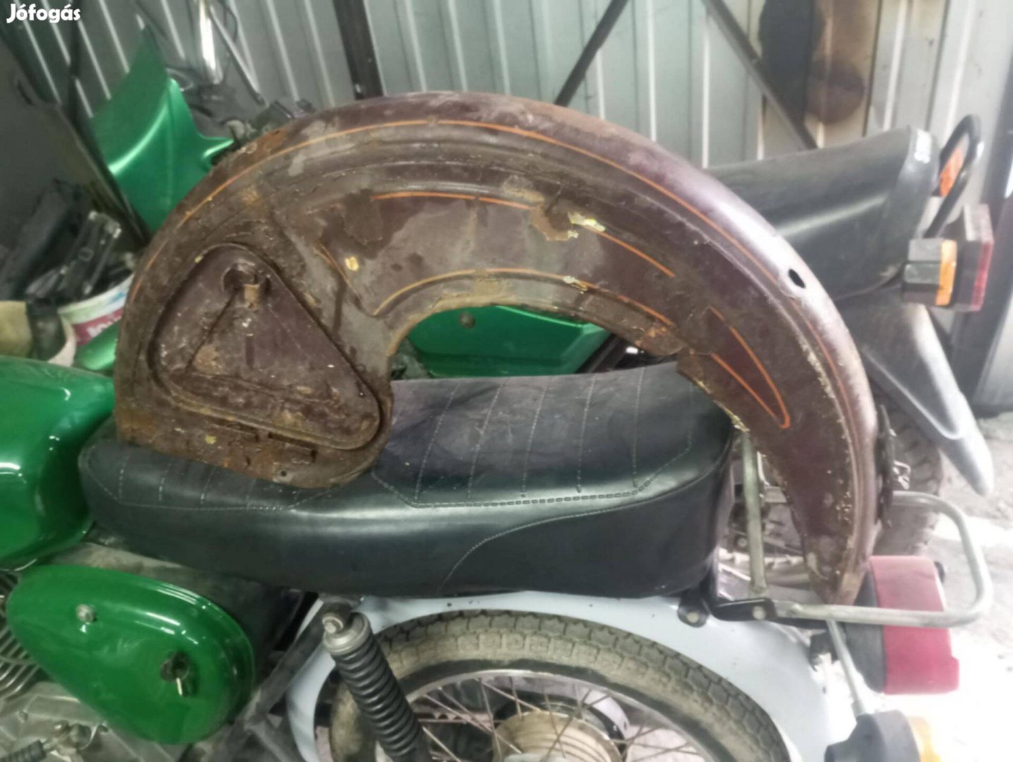 Simson sR2 Shull Gyári Festésű Hátsó Sárvédő (Postázom is)