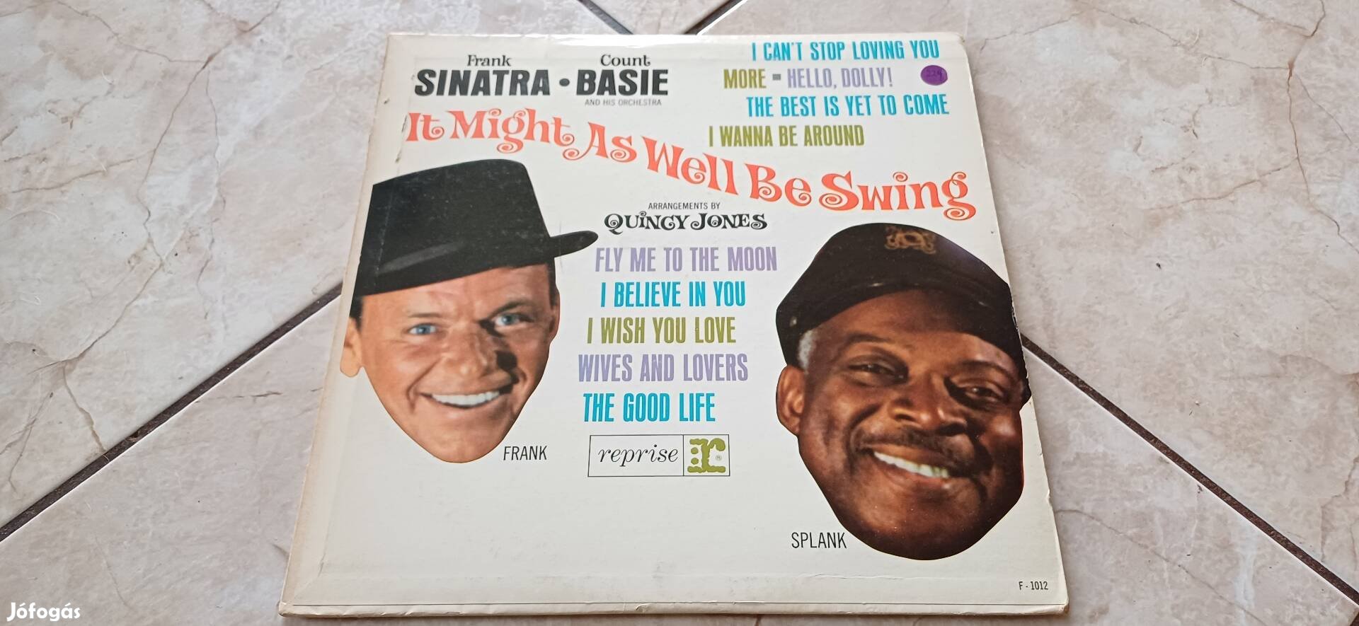 Sinatra Count Basie USA bakelit hanglemez