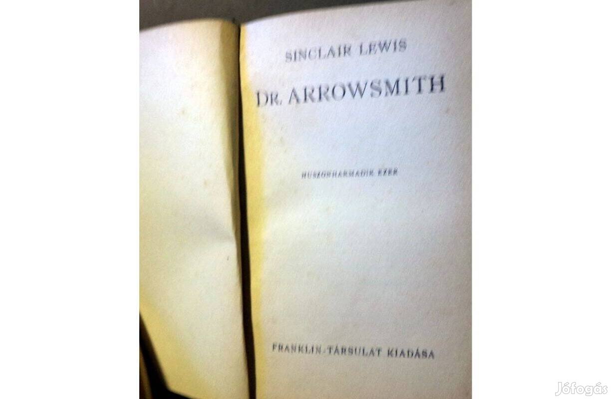 Sinclair Lewis: Dr. Arrowsmith