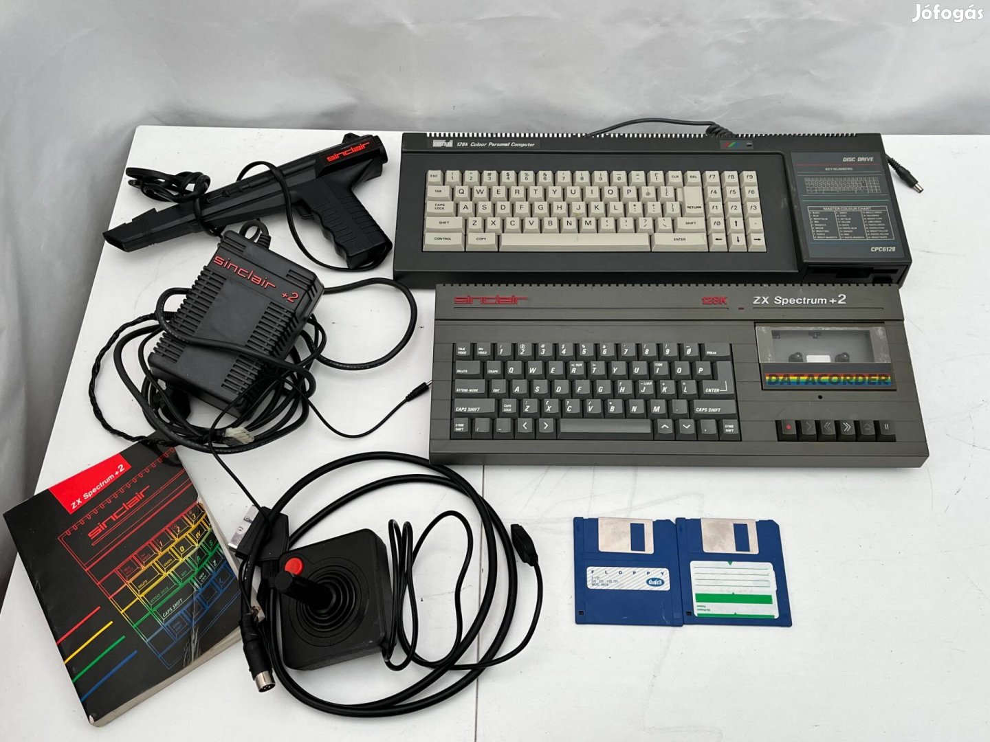 Sinclair Zx Spectrum +2 128K Amstrad CPC6128 retro számítógép szett