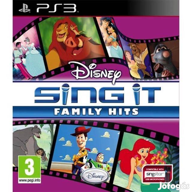 Sing It Disney Family Hits eredeti Playstation 3 játék