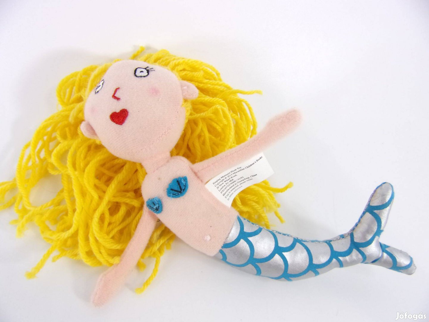 Singing Mermaid sellő plüss játékbaba figura