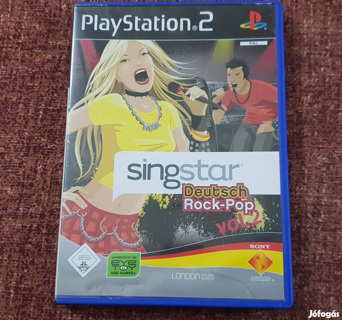 Singstar Deutsch Rock - Pop Vol 2 - Playstation 2 eredeti ( 2500 Ft )