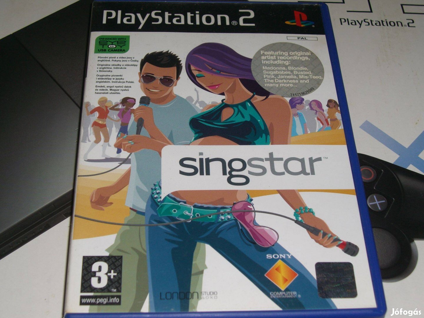 Singstar Playstation 2 eredeti lemez eladó