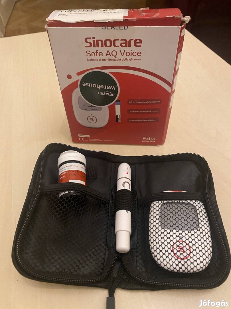 Sinocare Safe AQ-Voice vércukormérő