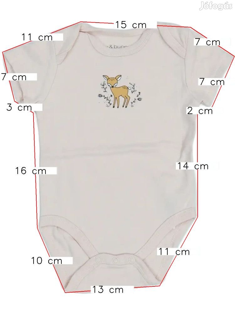 Sinsay Használt (újszerű) Lány Rövid ujjú / ujjatlan body (Méret: 68)