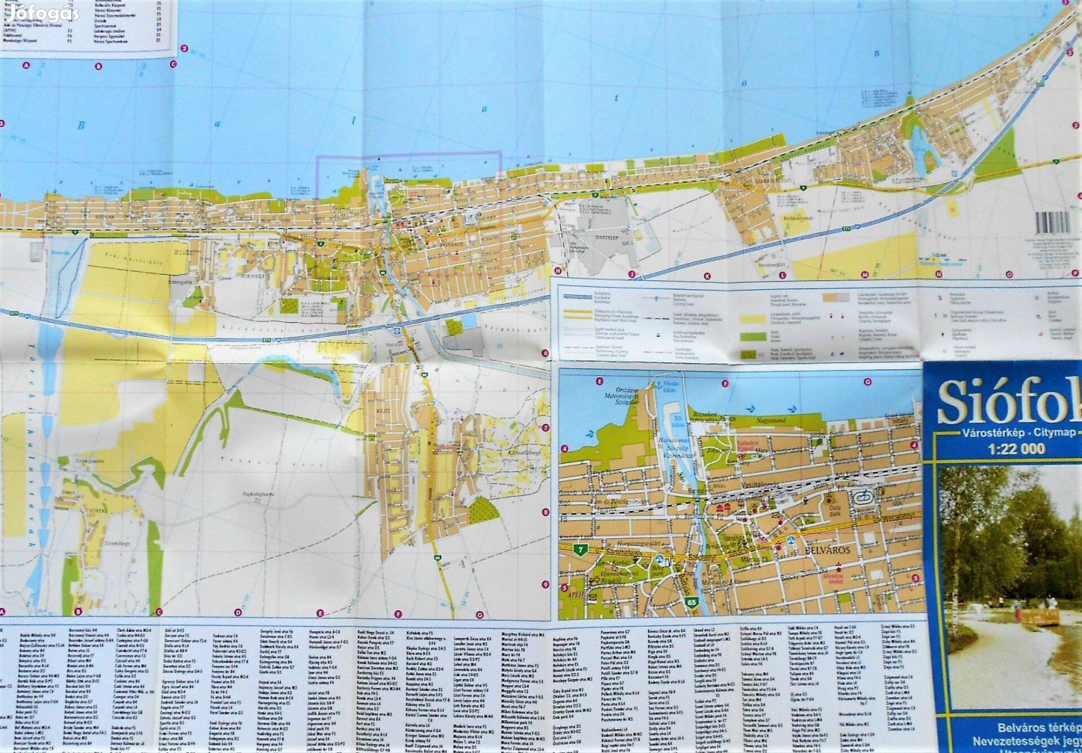Siófok Balaton térkép 2006