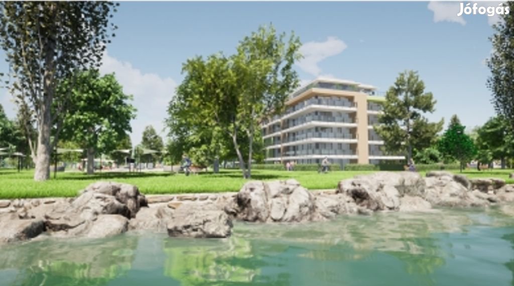 Siófok, EZÜSTPARTON, 51 m2-es, 1. emeleti, társasházi lakás, 2 szobás