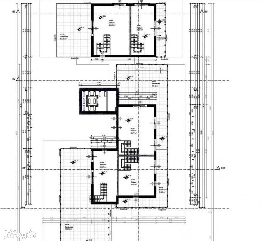 Siófok, EZÜSTPART, 64 m2-es, földszinti, társasházi lakás, 2+1