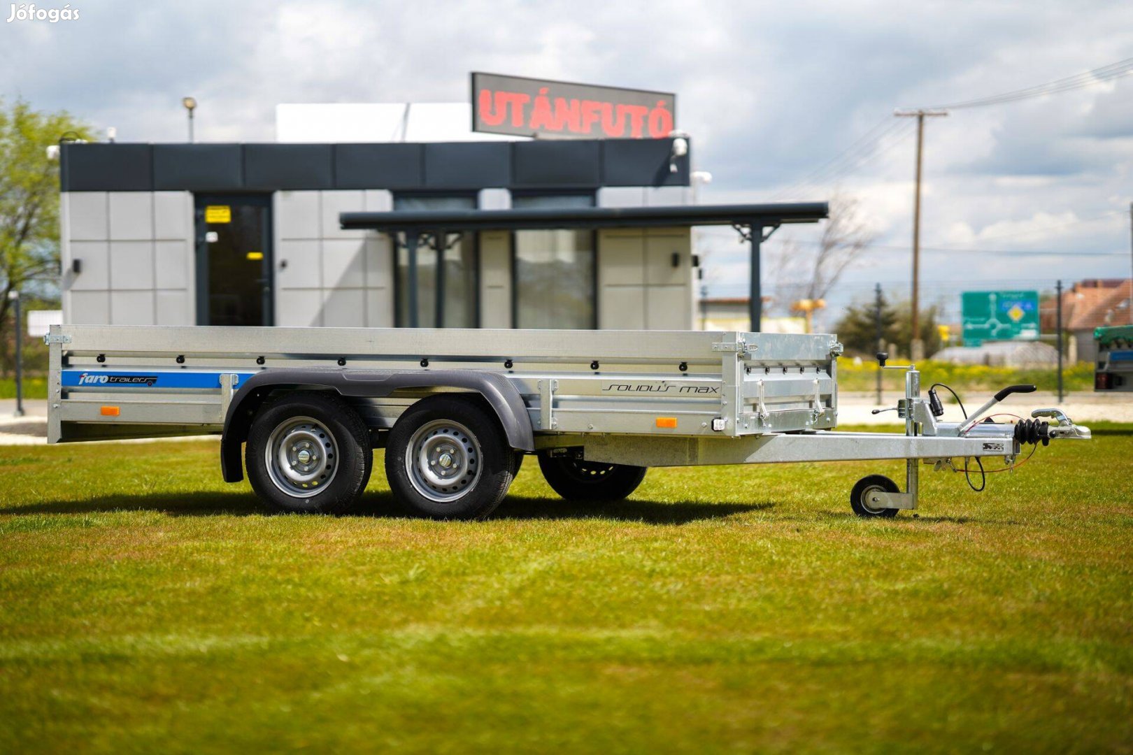 Siófok | Új 2700 kg-os Faro Solidus Max 330 fékes utánfutó eladó