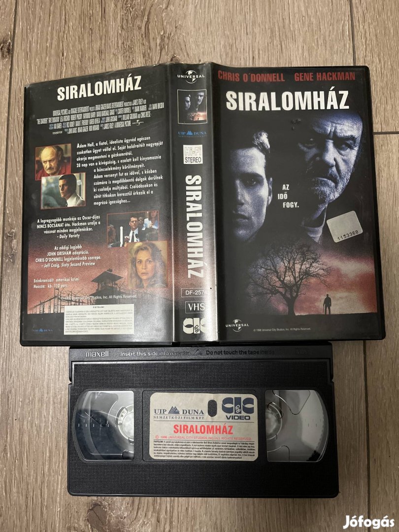 Siralomház vhs. 