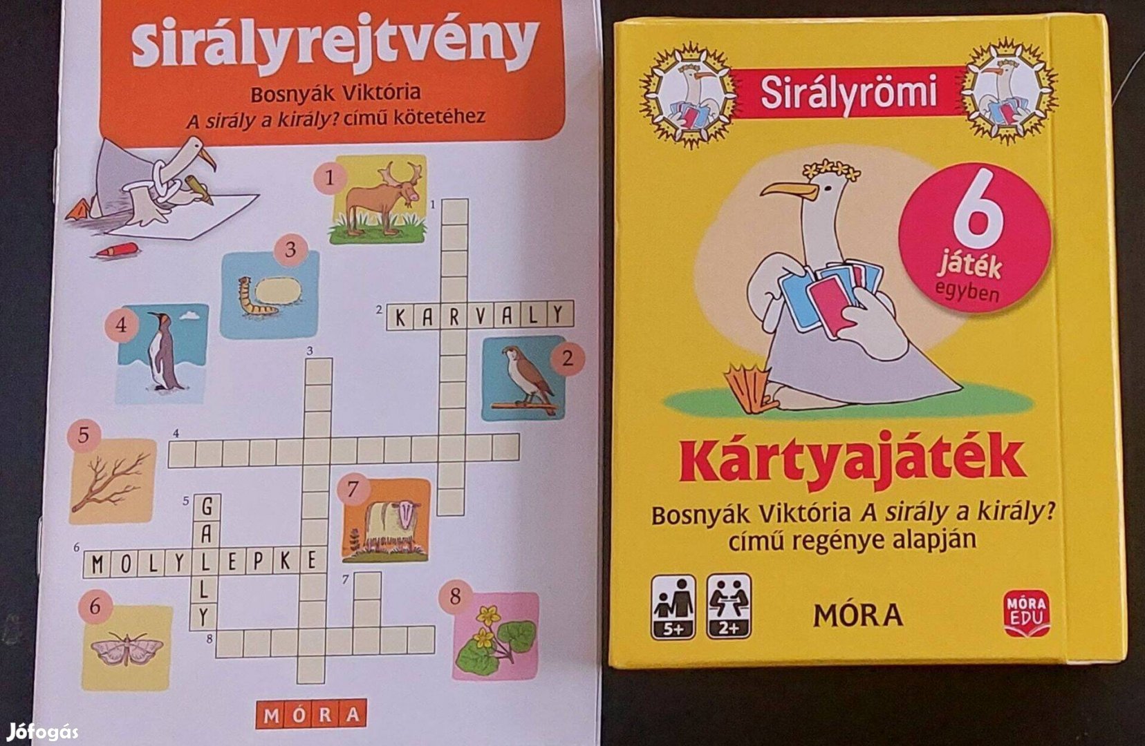 Sirályrömi kártyajáték + rejtvényfüzet