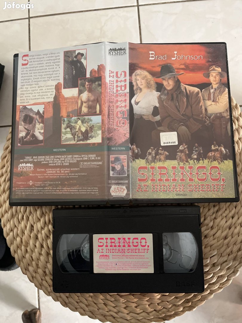 Siringo az indián sheriff vhs