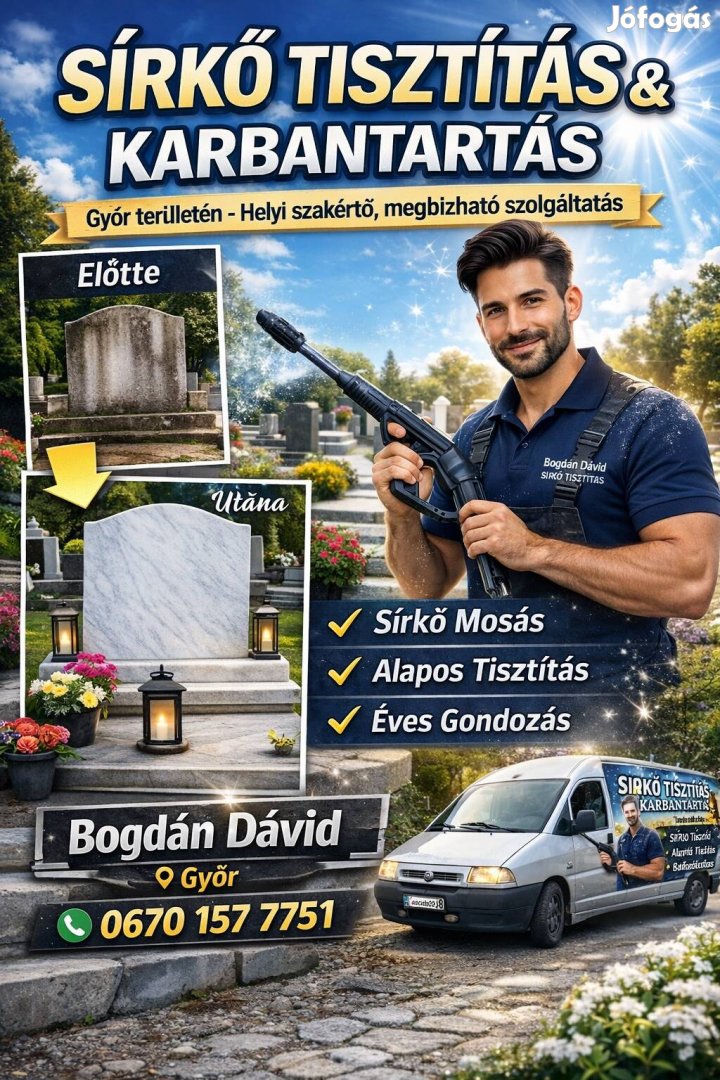 Sírkő tisztítás gondozás