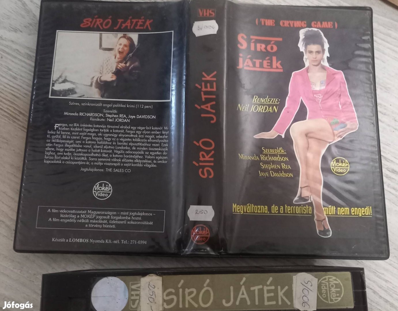 Síró játék - krimi vhs - mokép nagytok