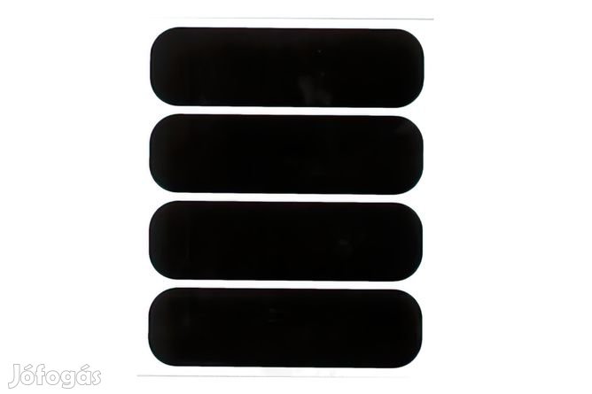 Sisakmatricák fényvisszaverő 4 db fekete