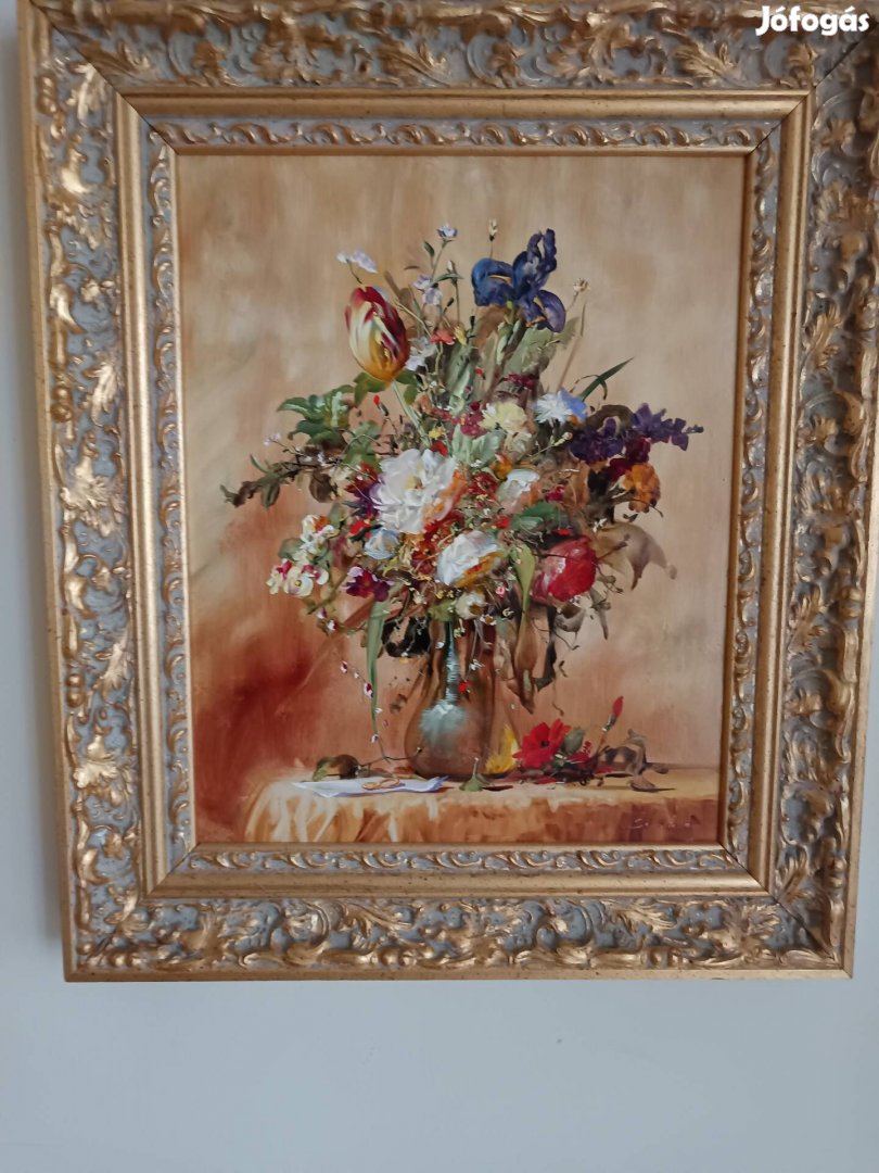 Siska Gyula virág csendélet