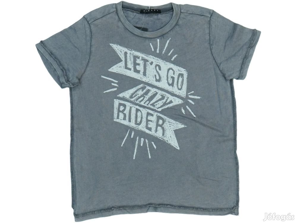 Sisley Új címkés Fiú Póló Méret 110