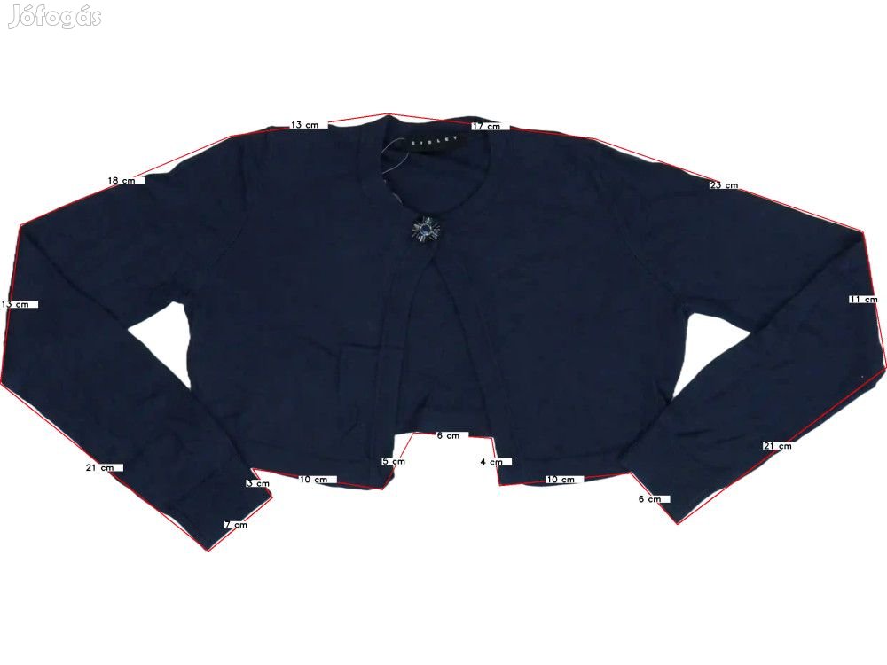 Sisley Új (címkés) Lány Bolero (Méret: 128)