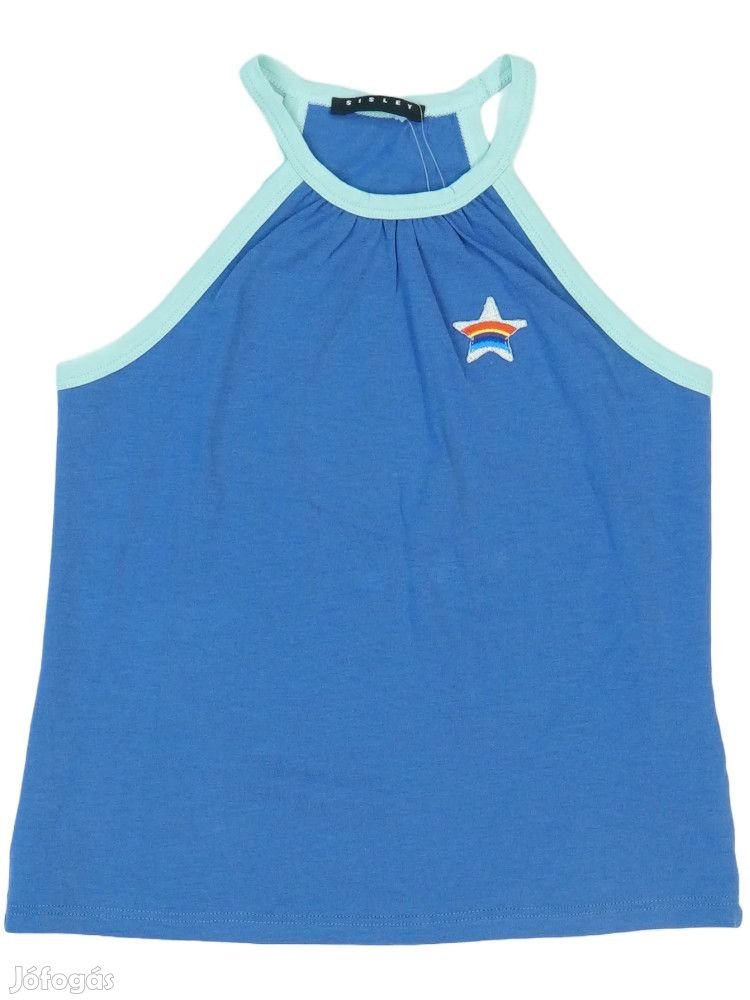 Sisley Új (címkés) Lány Lányka / Női ujjatlan póló / top (Méret: 128)