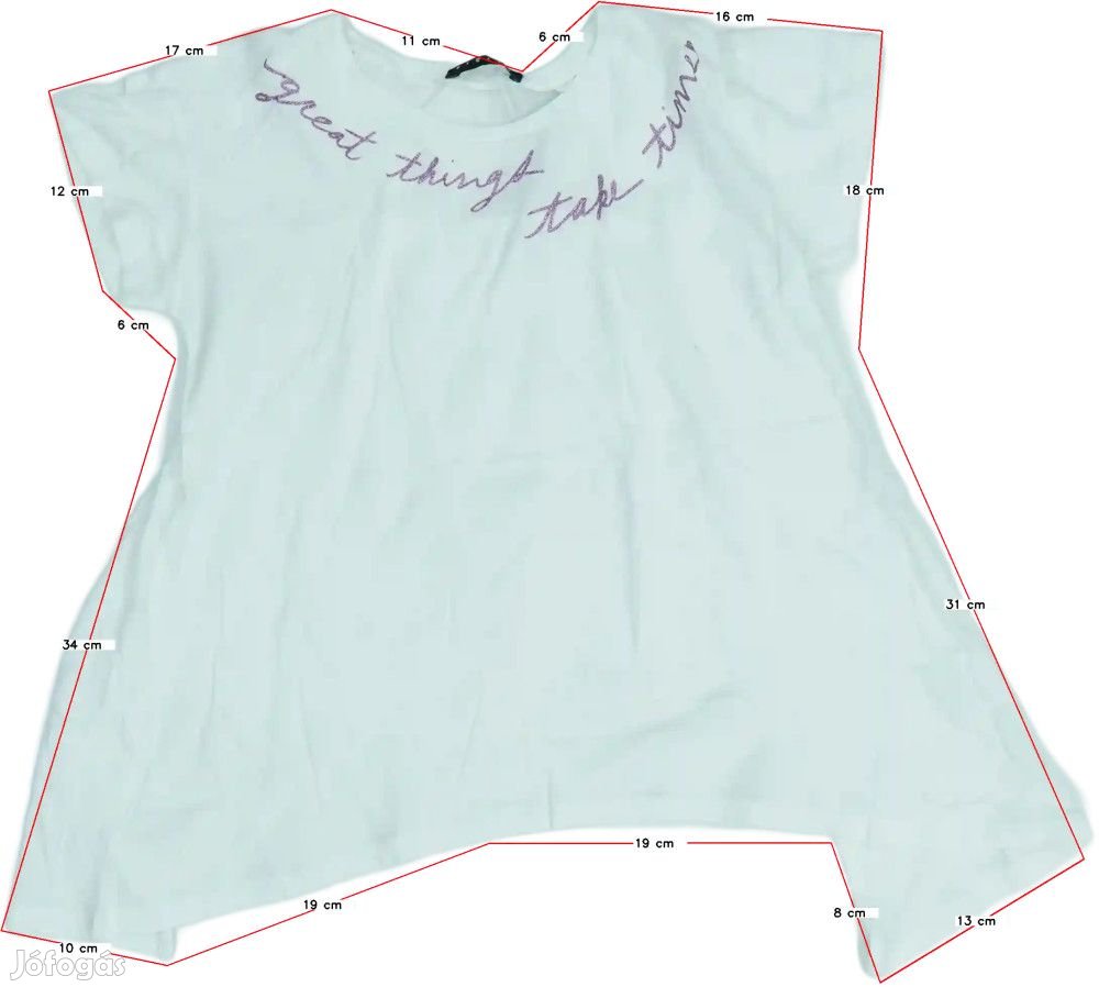 Sisley Új (címkés) Lány Tunika (Méret: 128)