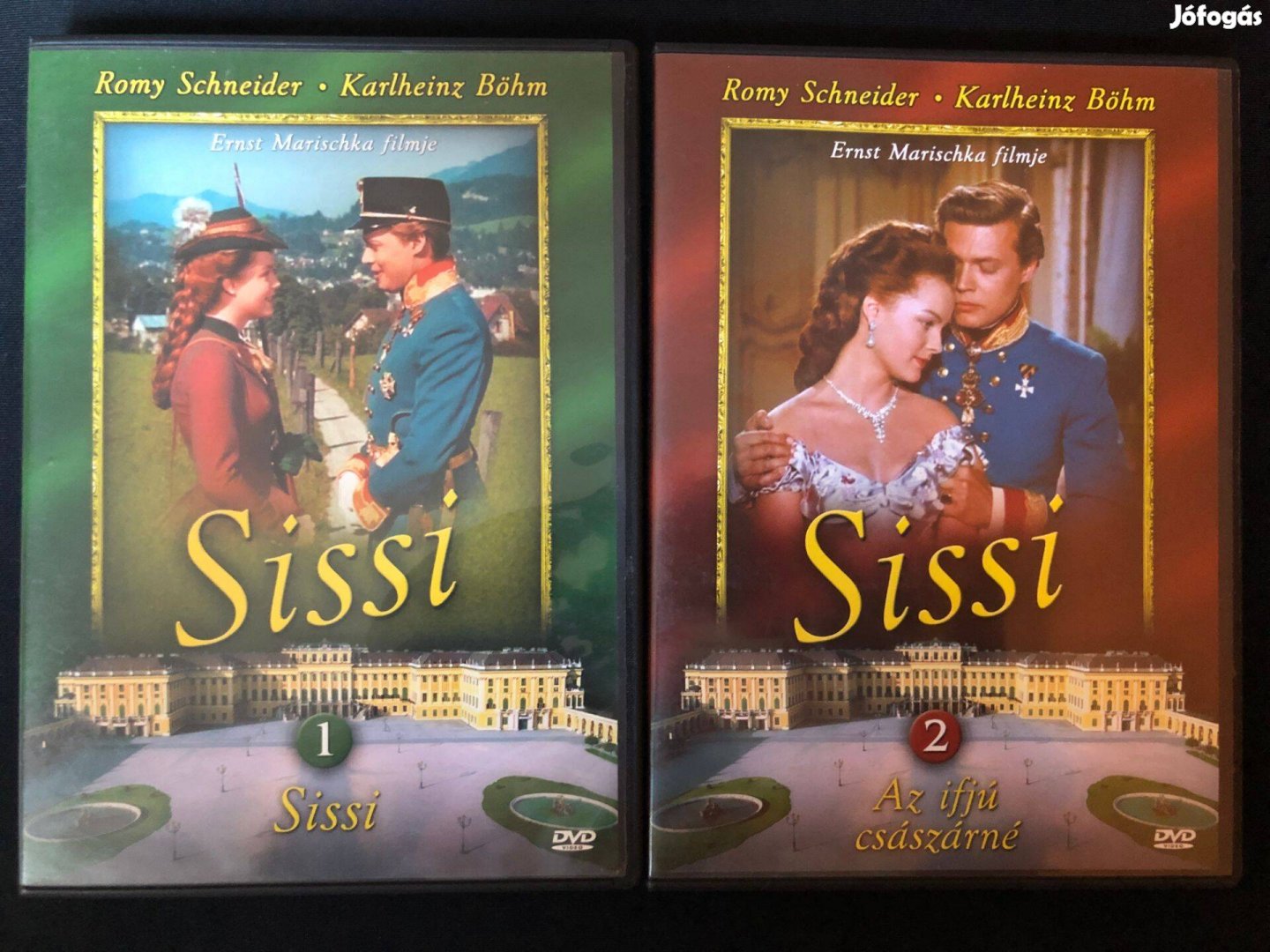 Sissi 1-2. DVD (2db, karcmentes, Romy Schneider, Karlheinz Böhm)