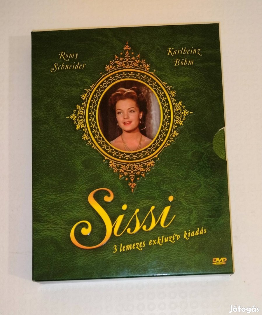 Sissi Romy Schneider dvd 3 lemezes exkluzív kiadás 