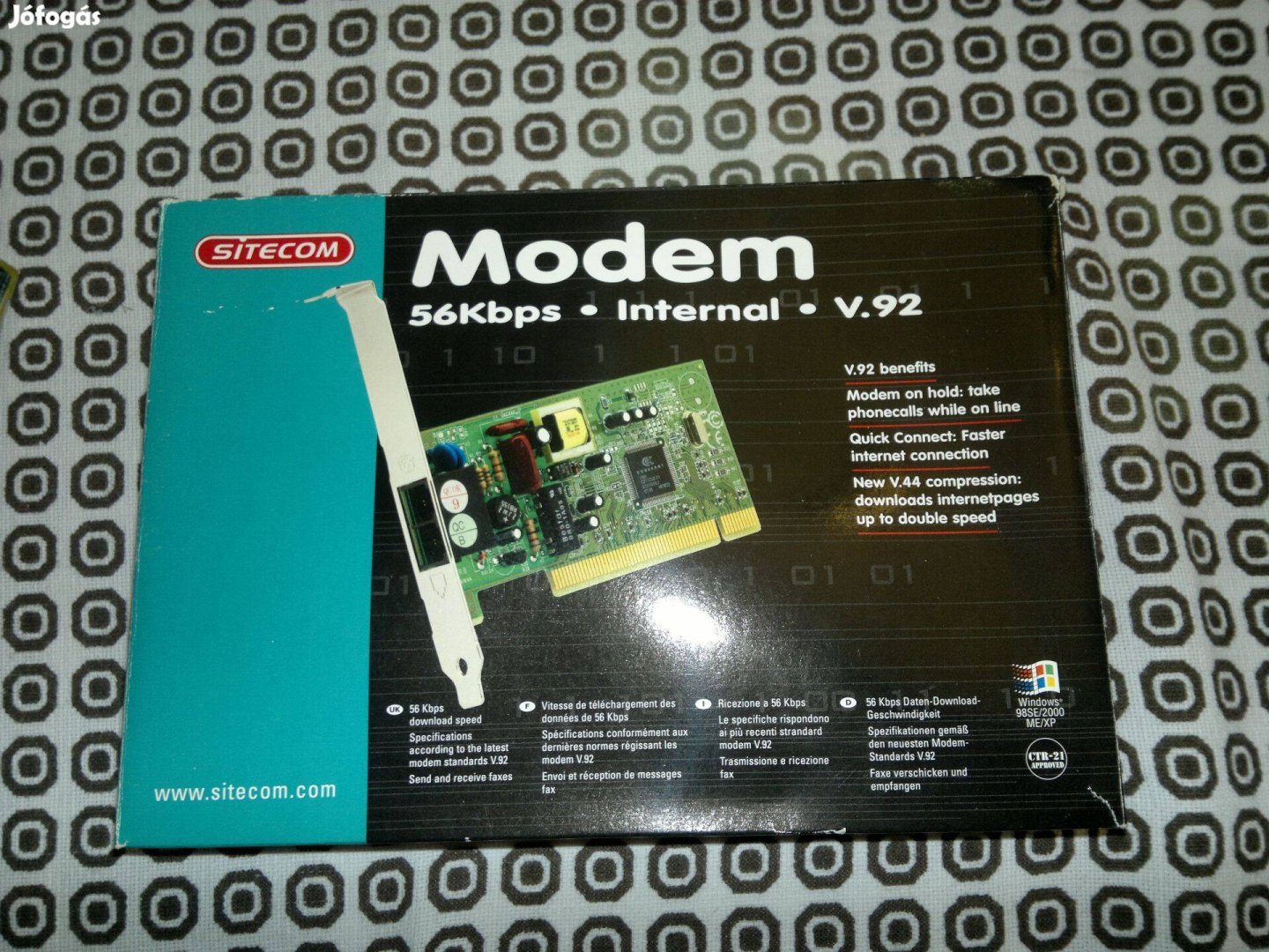 Sitecom Modem 56˙ Kbps Internal V.92 DC-015