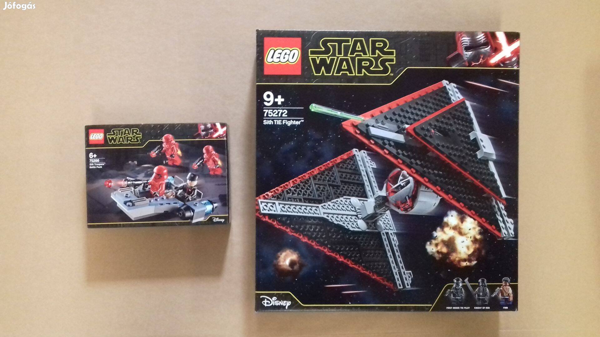 Sith témájú bontatlan Star Wars LEGO 75266 Troopers + 75272 TIE Fox.ár