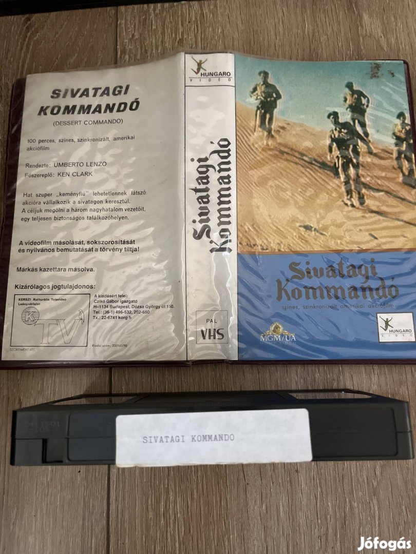 Sivatagi kommandó vhs