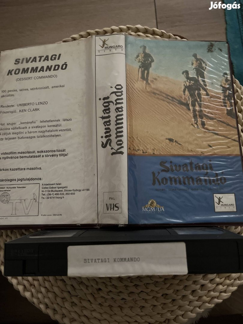 Sivatagi kommandó vhs