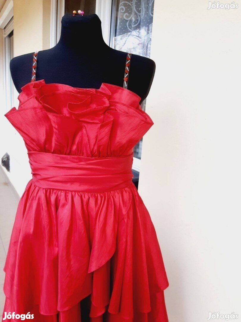 Sixty Shense M-es gyönyörű piros alkalmi női ruha