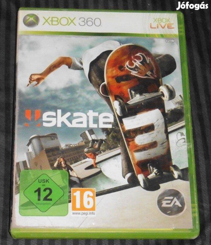 Skate 3. (Gördeszkás) Gyári Xbox 360, Xbox ONE, Series X Játék