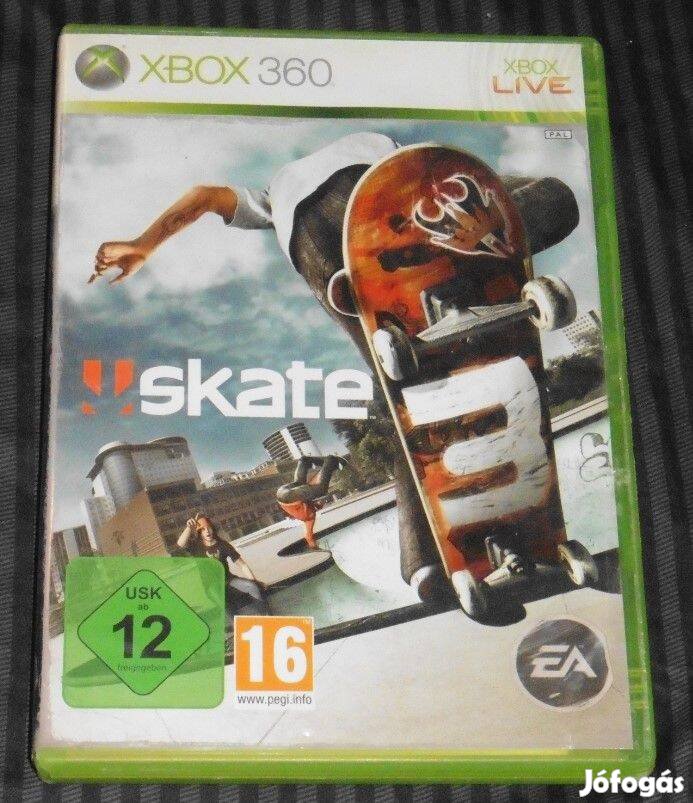 Skate 3. (Gördeszkás) Gyári Xbox 360, Xbox ONE, Series X Játék