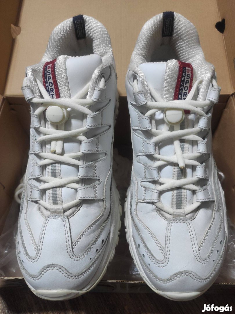 Skechers Energy White Millenium fehér bőr cipő - 39