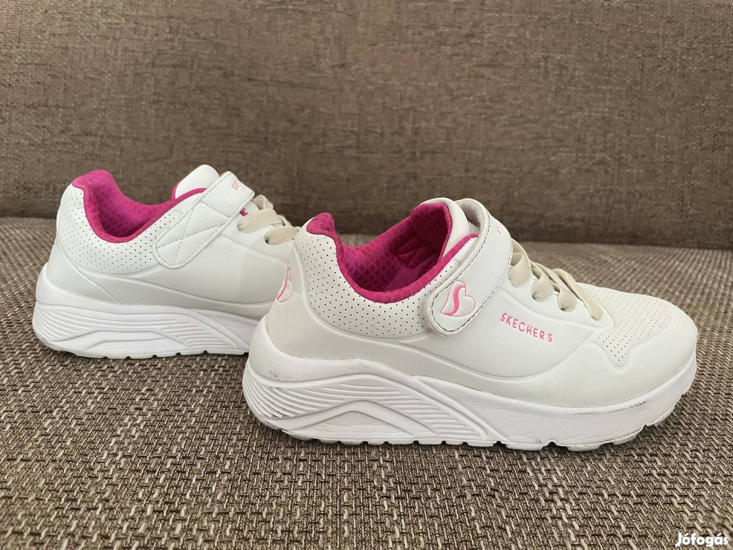 Skechers lány cipő 36, 36-os, fehér újszerű