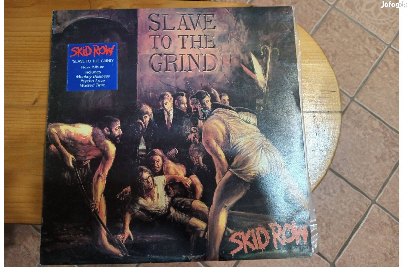 Skid Row Slave To The Grind bakelit hanglemez eladó