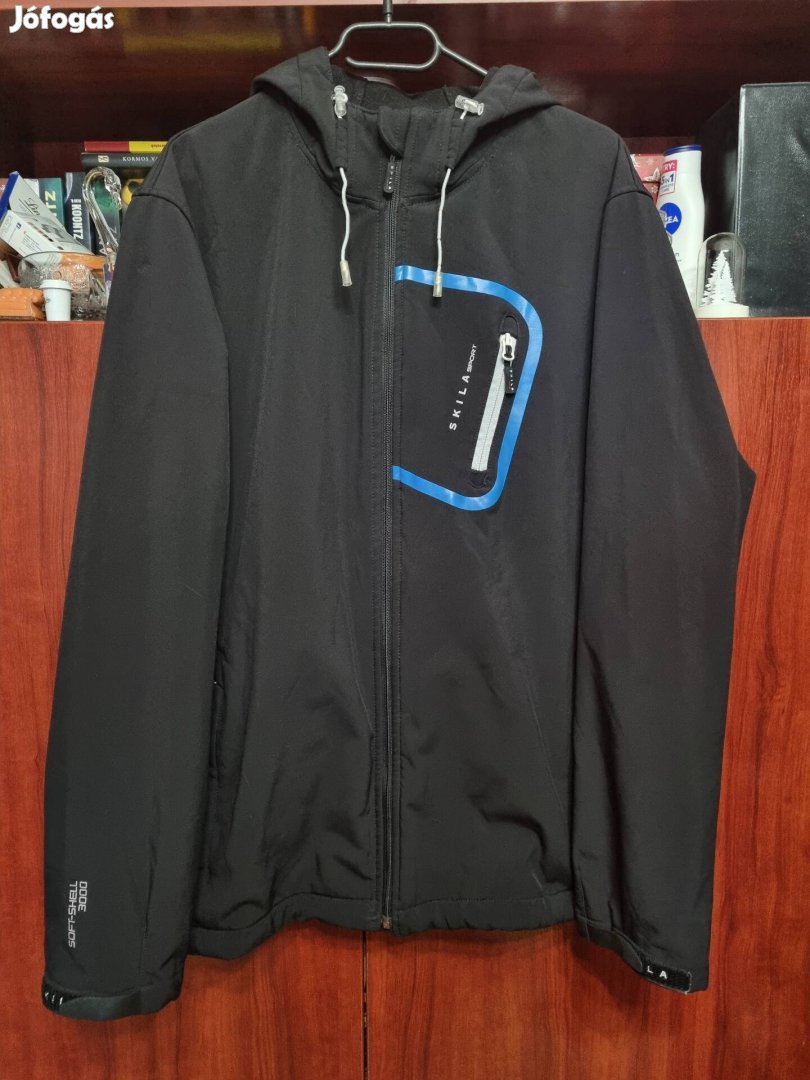 Skila sport Softshell kapucnis dzseki kabát XL-es