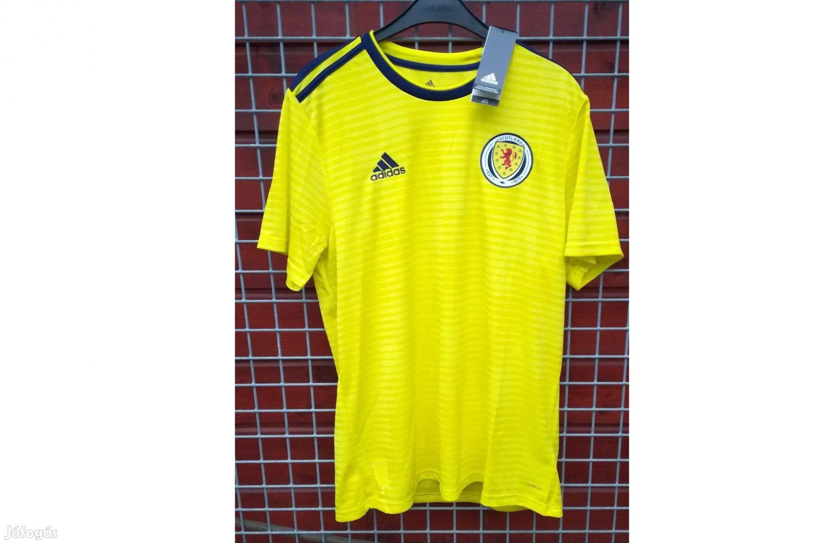 Skócia válogatott eredeti adidas sárga mez (L)