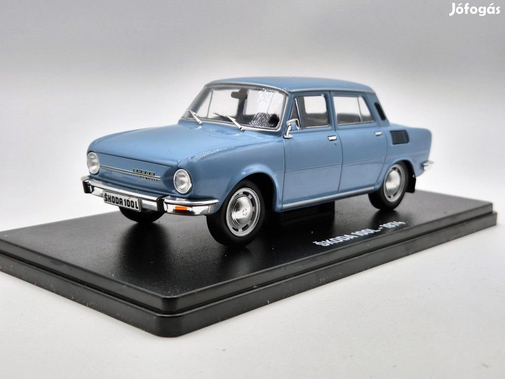 Skoda 100L (1974) - kék -  Hachette - 1:24