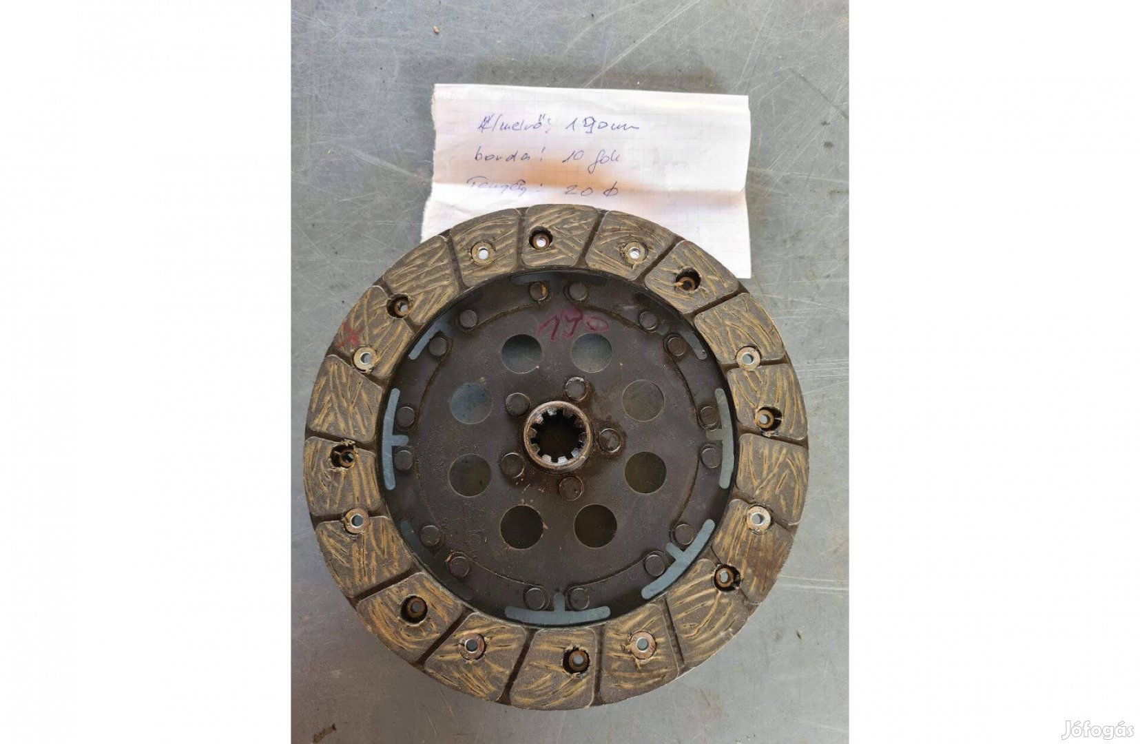 Skoda 105-120 Kuplungtárcsa 190MM Felújitott