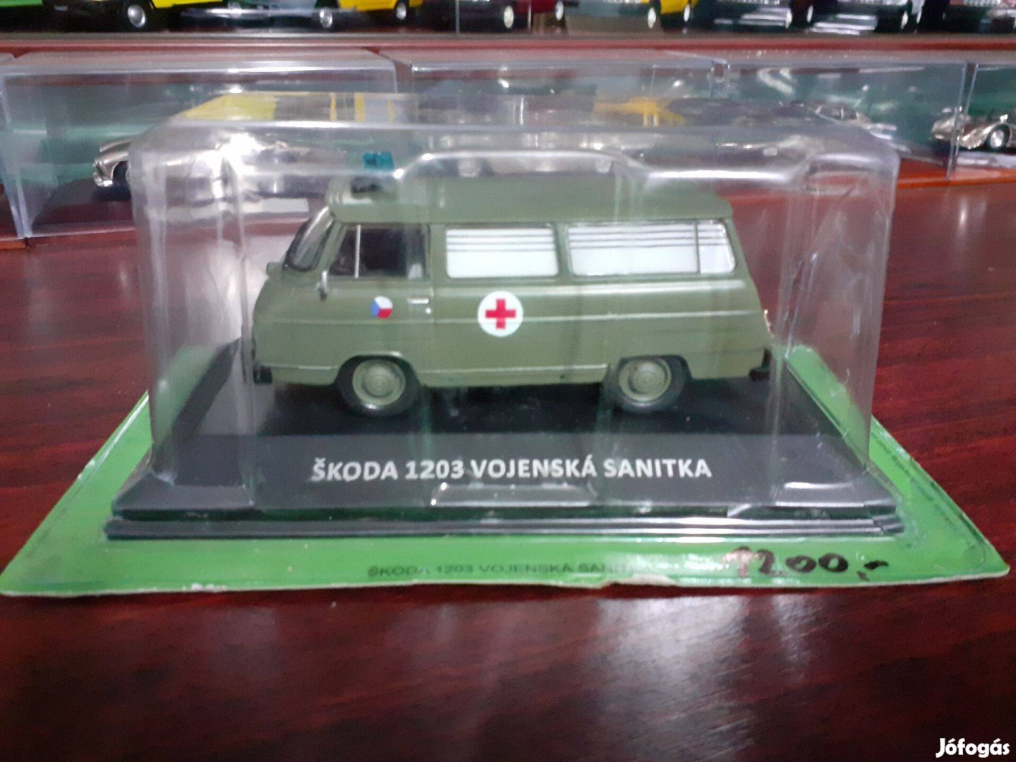 Skoda 1203 Vojenska Sanitka kisauto modell 1/43 Eladó