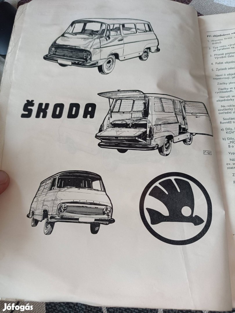 Skoda 1203 alkatrészkatalógus