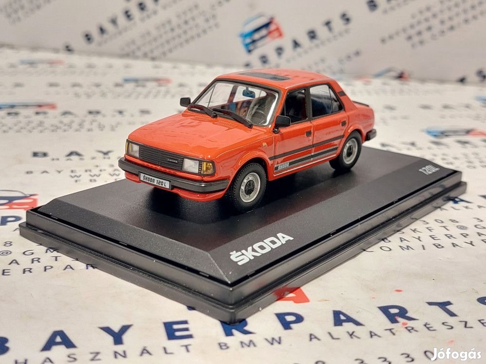 Skoda 120L Berline (1984) piros -  Abrex - 1:43