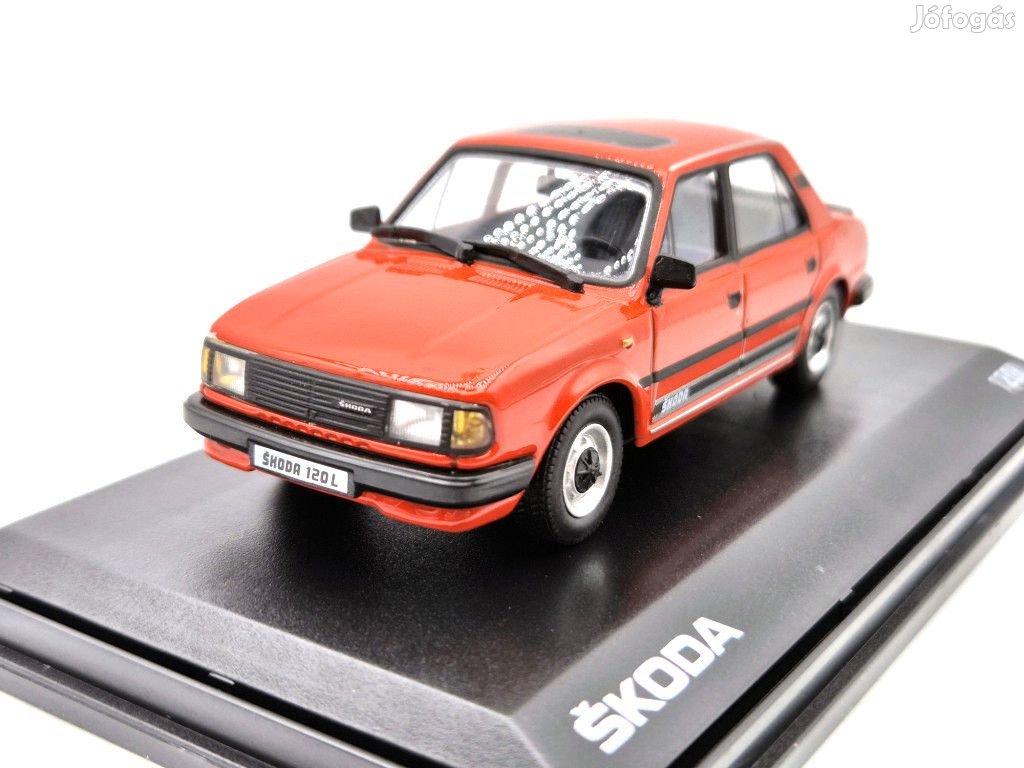 Skoda 120L Berline (1984) piros -  Abrex - 1:43
