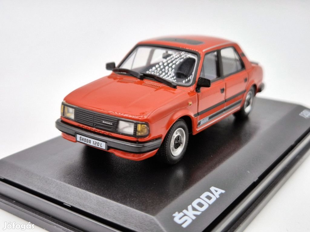 Skoda 120L Berline (1984) piros -  Abrex - 1:43
