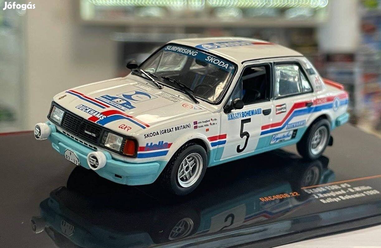 Skoda 130L No.5 Rallye Bohemia 1988 1:43 1/43 Ixo