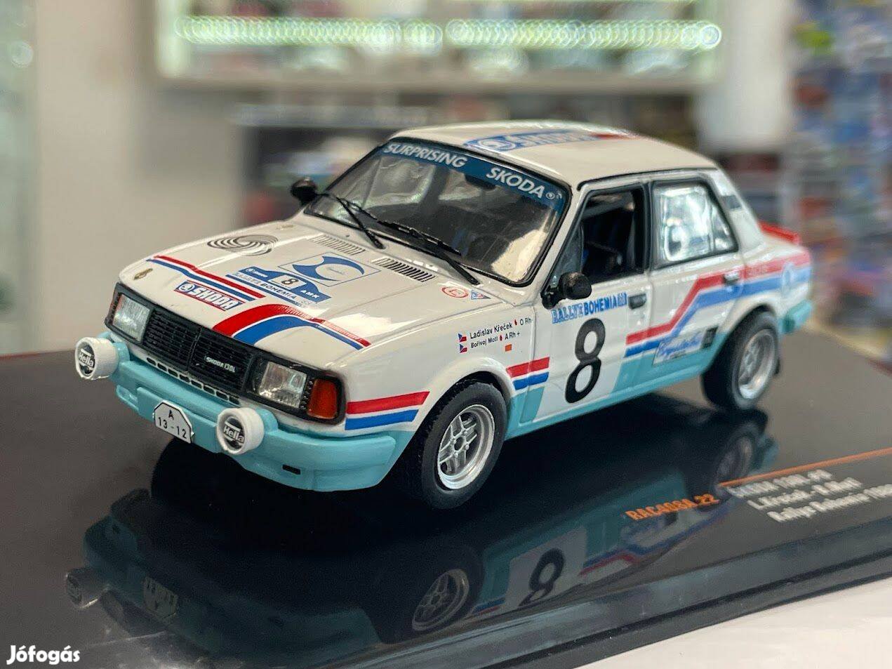 Skoda 130L No.8 Rallye Bohemia 1988 1:43 1/43 Ixo