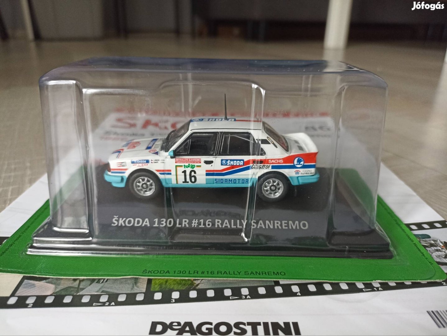 Skoda 130 LR Rallye San Remo 1:43 modell Kaleidoskop